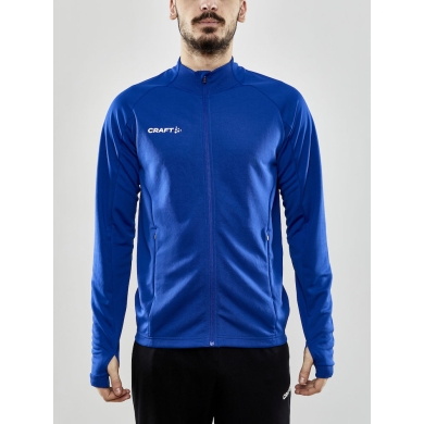 Craft Training Jacket Evolve Full Zip - durable mid-layer jacket made of stretch material - cobalt blue Men